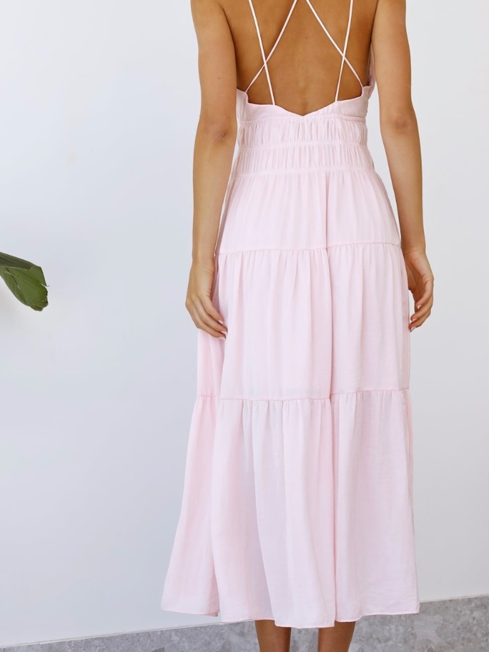 Hello Molly Blush Pink Maxi Dress – Size Small/US 4